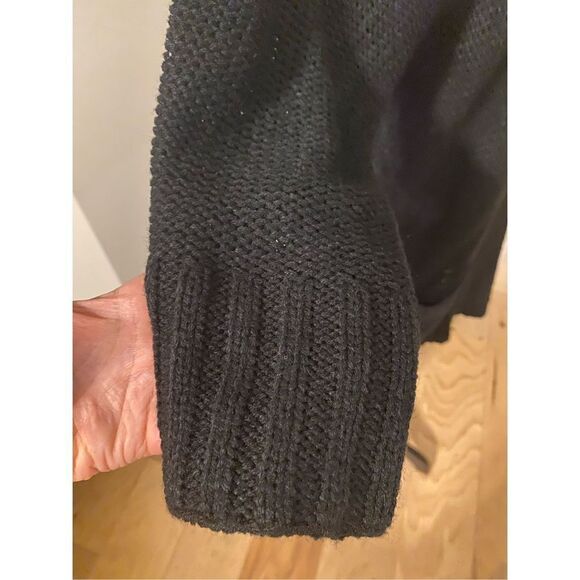 Maurice’s NWT black size L 3/4 sleeve cardigan with sequin front edging. - Picture 8 of 8